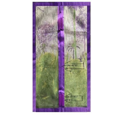 Plant Selling Beautiful Logo Door Mosquito Net 100x210cm Magnetic Screen Door Soft Mesh Door