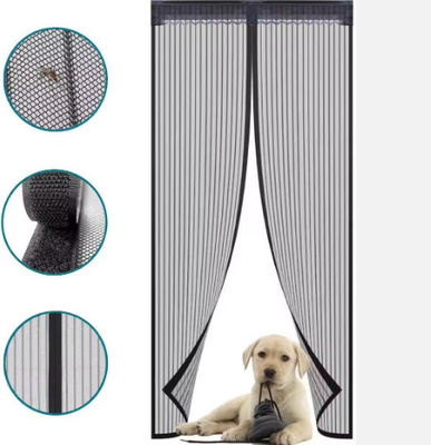 Easy Access and Bug Protection with Magnetic Mesh Door Curtain