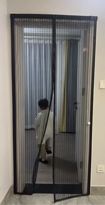 B2B wholesale Embroided Net Home Magnetic Mesh Door Curtain Anti Mosquitos Door